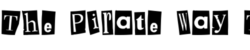 Font : Mystery-Black 2 Custom Text : The Pirate Way Test your own text here Click to download or to view this font on a tshirt that can be custom printed in Bali